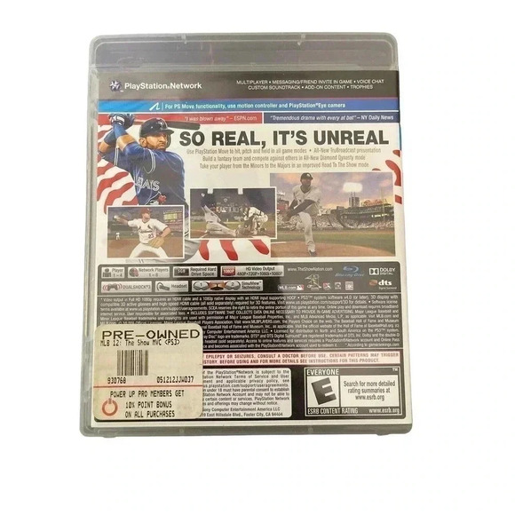 MLB 12: The Show (Sony PlayStation 3, 2012) PS3 Complete with Manual - Picture 2 of 4